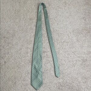 Axcess Men's Tie in Green and Blue Stripes